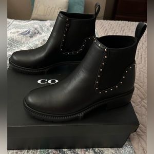Coach Leather Booties